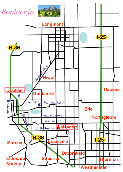 Lafayette Map