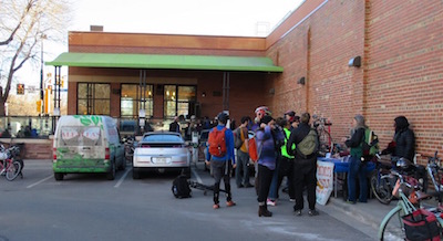 冬の Bike to Work Day Boulder