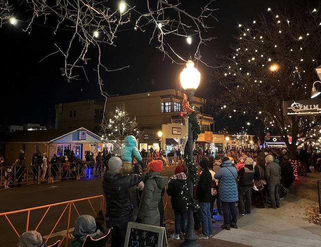 Parade of Lights in Louisville Colorado 2022