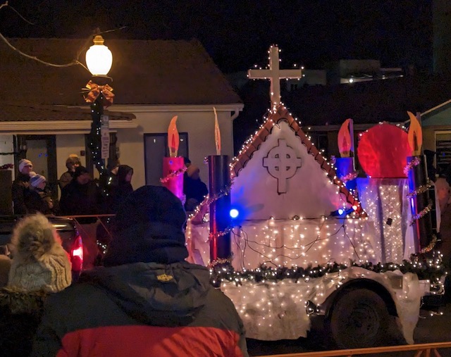 Parade of Lights in Louisville Colorado 2022