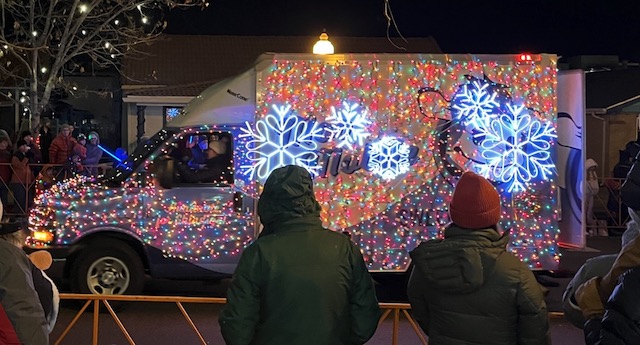 Parade of Lights in Louisville Colorado 2022