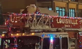 Parade of Lights in Louisville Colorado 2022