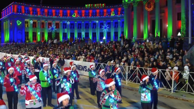 Parade of Lights in Denver 2022 Centaurs Monarch