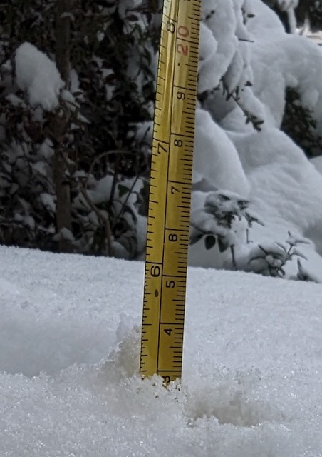 13cm 積雪深 コロラドボルダー