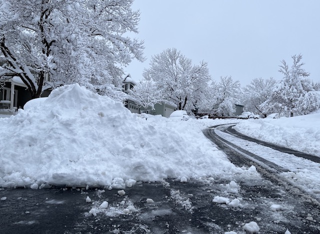 大雪警報 コロラド州ボルダー 2024年3月15日 大雪